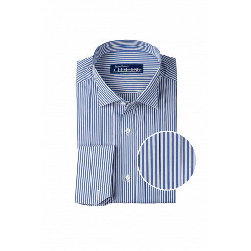 Striped Blue Ocean - Professional Business Elegance