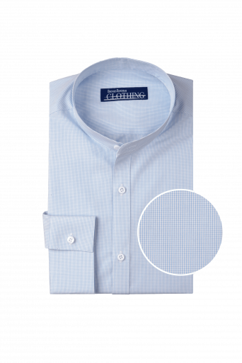 Checked Small Blue - Contemporary Check Business Wear