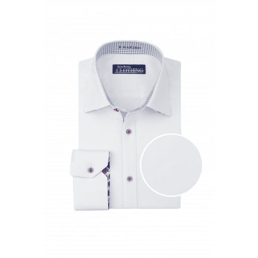 Chalk White Stretch - Clean & Professional Style