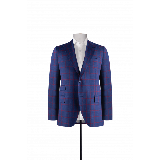 Dark Blue Purple Check - Bold & Stylish Outerwear