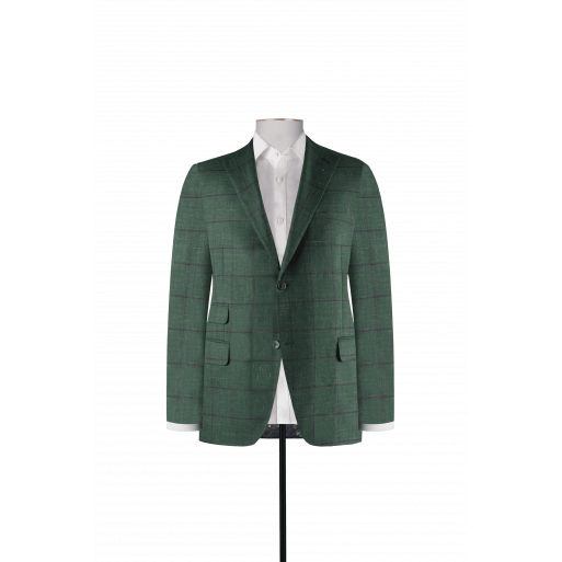 Green Purple Check - Unique & Versatile Sports Coat