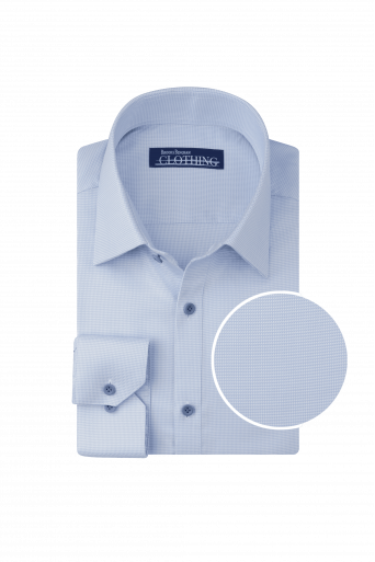 Blue Birdseye - Elegant Business Attire for Professionals