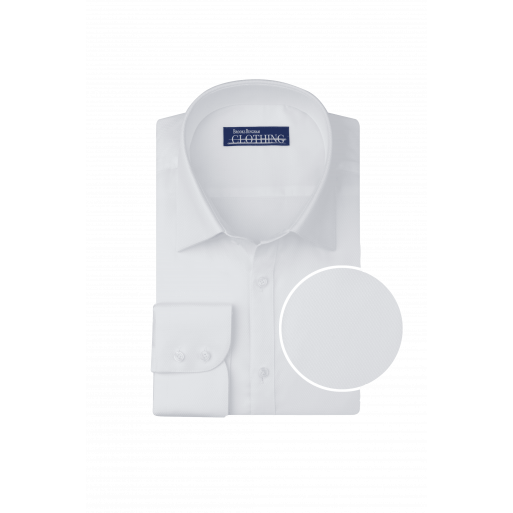 White Diamond Jacquard - Elegant & Tailored Office Wear